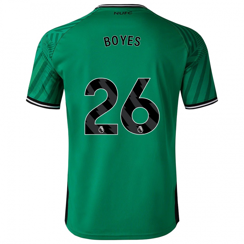 Herren Grace Boyes #26 Grün Auswärtstrikot Trikot 2023/24 T-Shirt Belgien