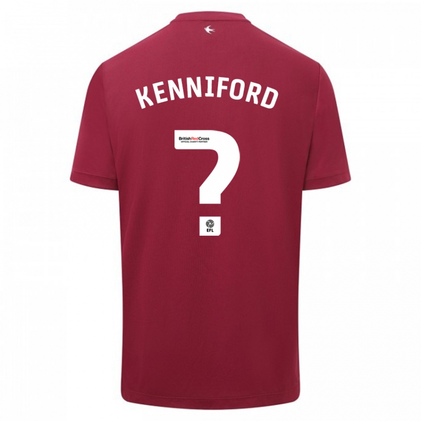 Herren Kyle Kenniford #0 Rot Auswärtstrikot Trikot 2023/24 T-Shirt Belgien