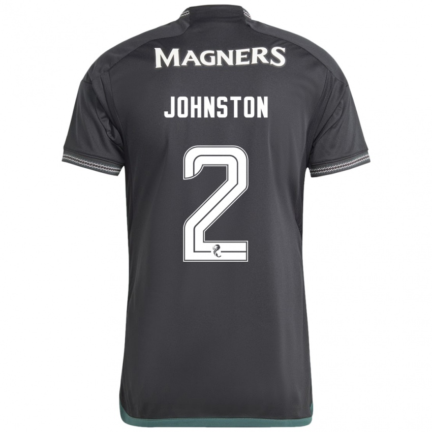 Herren Alistair Johnston #2 Schwarz Auswärtstrikot Trikot 2023/24 T-Shirt Belgien