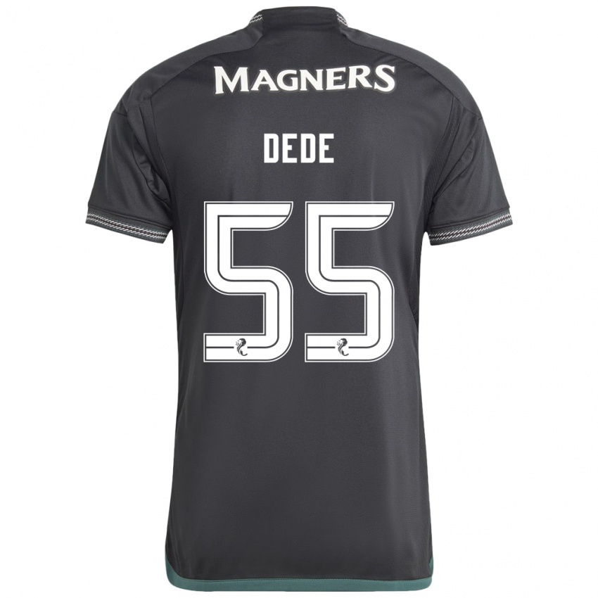 Herren Josh Dede #55 Schwarz Auswärtstrikot Trikot 2023/24 T-Shirt Belgien