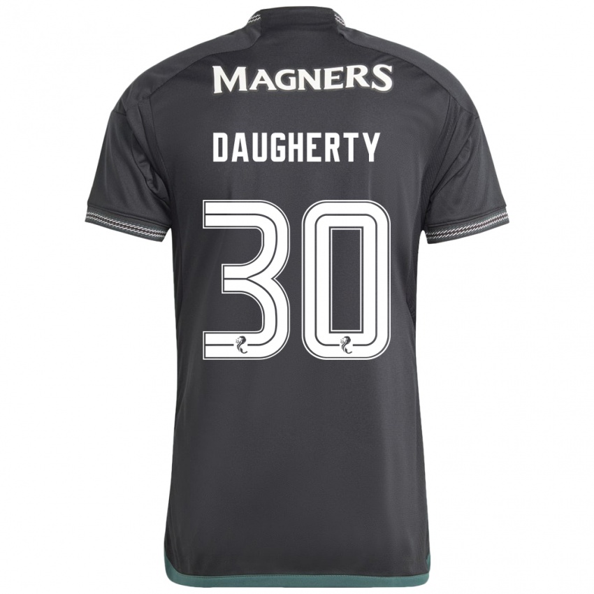 Herren Kelsey Daugherty #30 Schwarz Auswärtstrikot Trikot 2023/24 T-Shirt Belgien