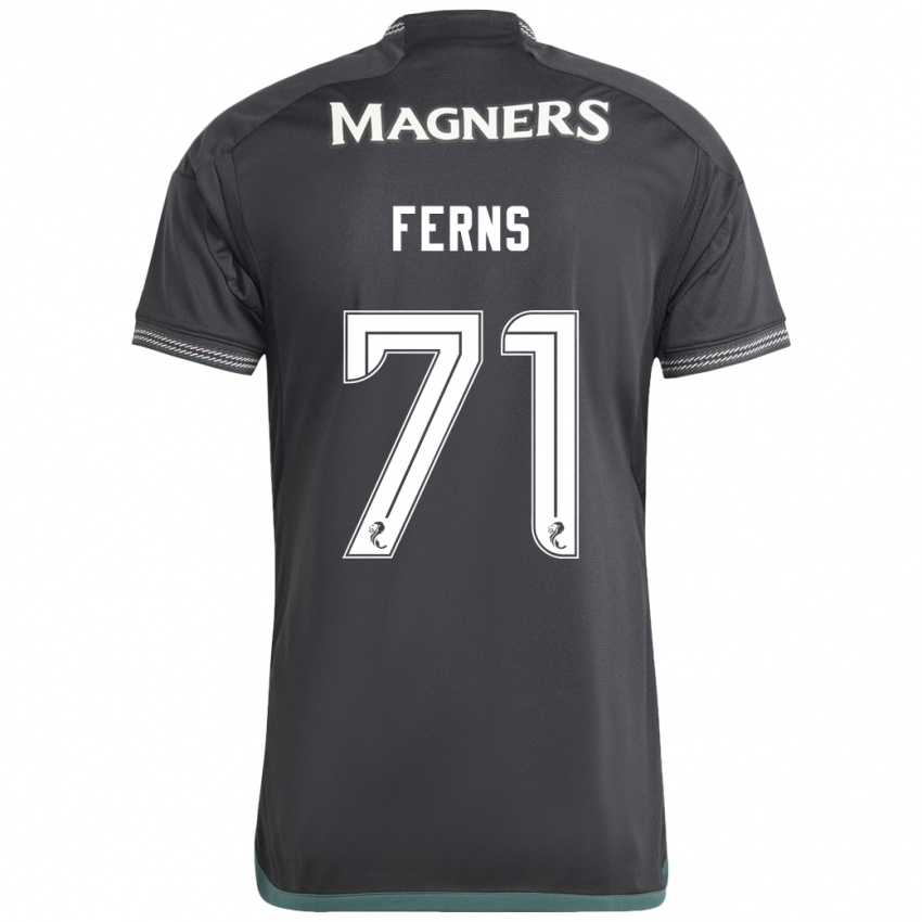 Herren Abbie Ferns #71 Schwarz Auswärtstrikot Trikot 2023/24 T-Shirt Belgien
