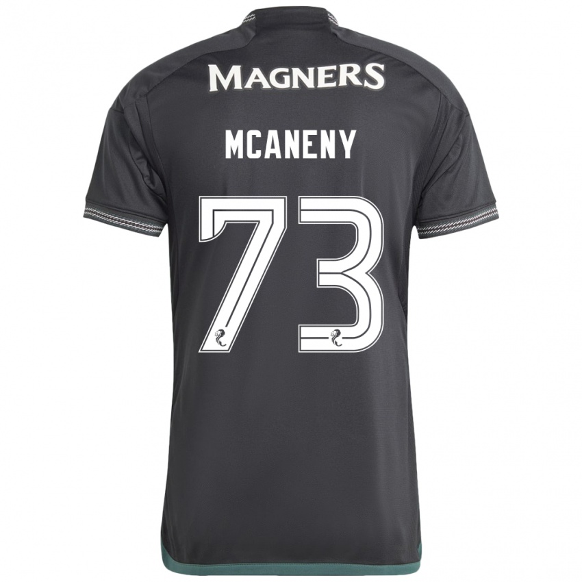 Herren Maria Mcaneny #73 Schwarz Auswärtstrikot Trikot 2023/24 T-Shirt Belgien