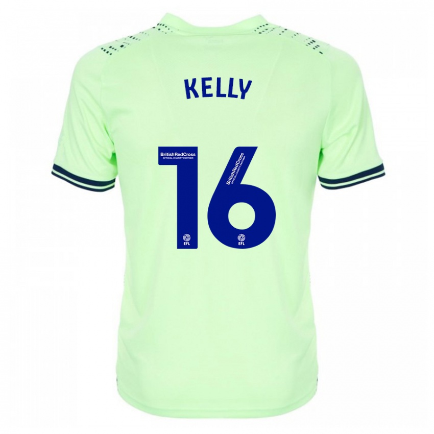 Herren Martin Kelly #16 Marine Auswärtstrikot Trikot 2023/24 T-Shirt Belgien