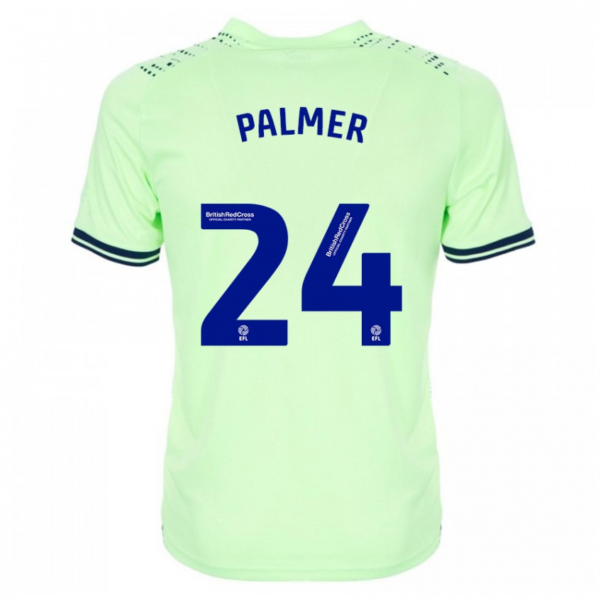Herren Alex Palmer #24 Marine Auswärtstrikot Trikot 2023/24 T-Shirt Belgien