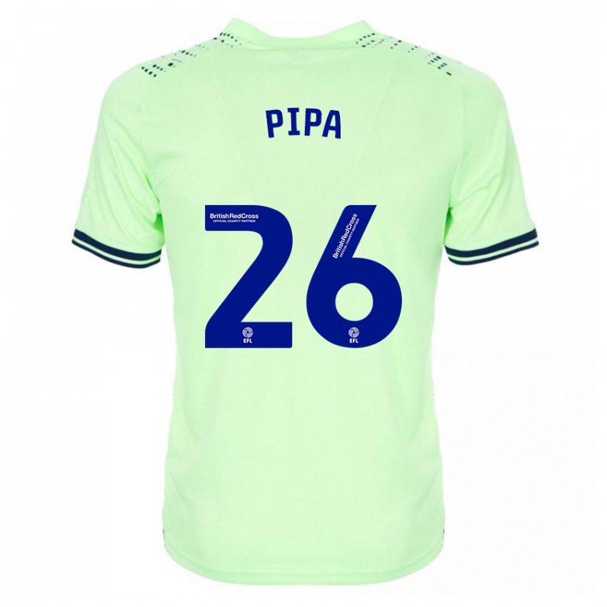 Herren Pipa #26 Marine Auswärtstrikot Trikot 2023/24 T-Shirt Belgien