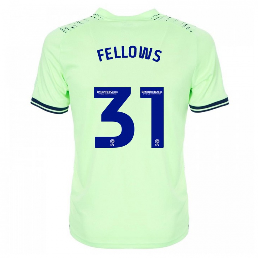 Herren Tom Fellows #31 Marine Auswärtstrikot Trikot 2023/24 T-Shirt Belgien