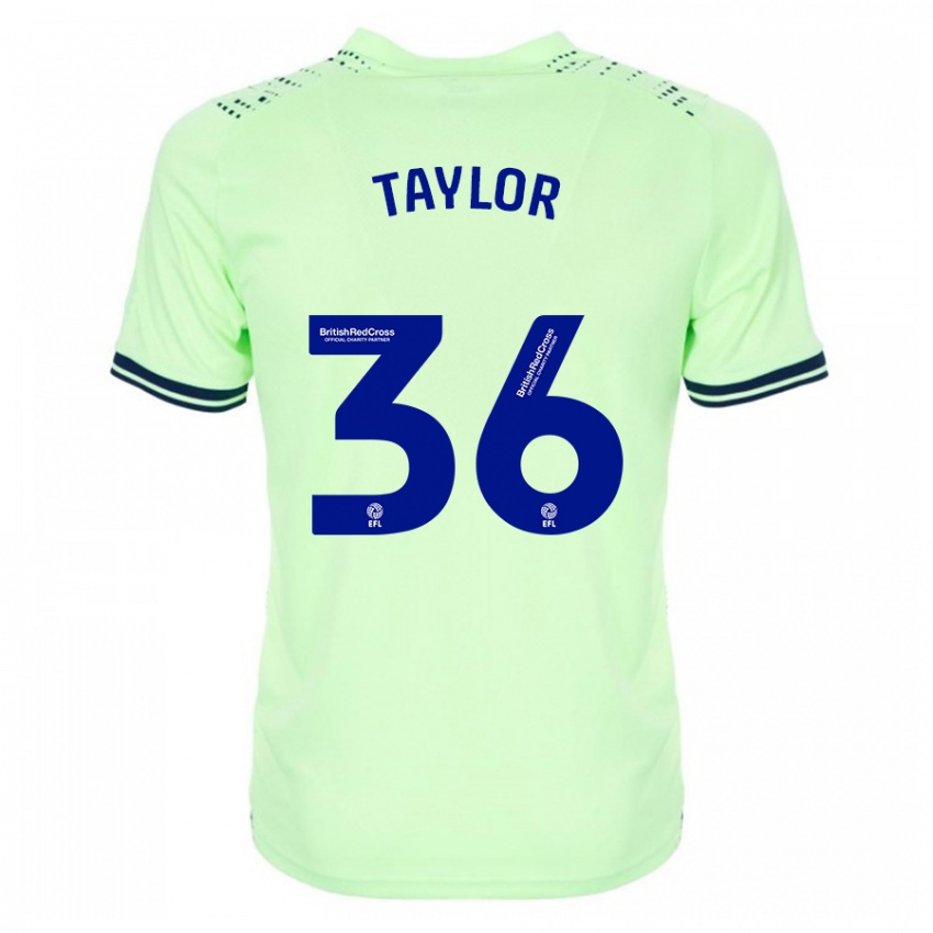 Herren Caleb Taylor #36 Marine Auswärtstrikot Trikot 2023/24 T-Shirt Belgien