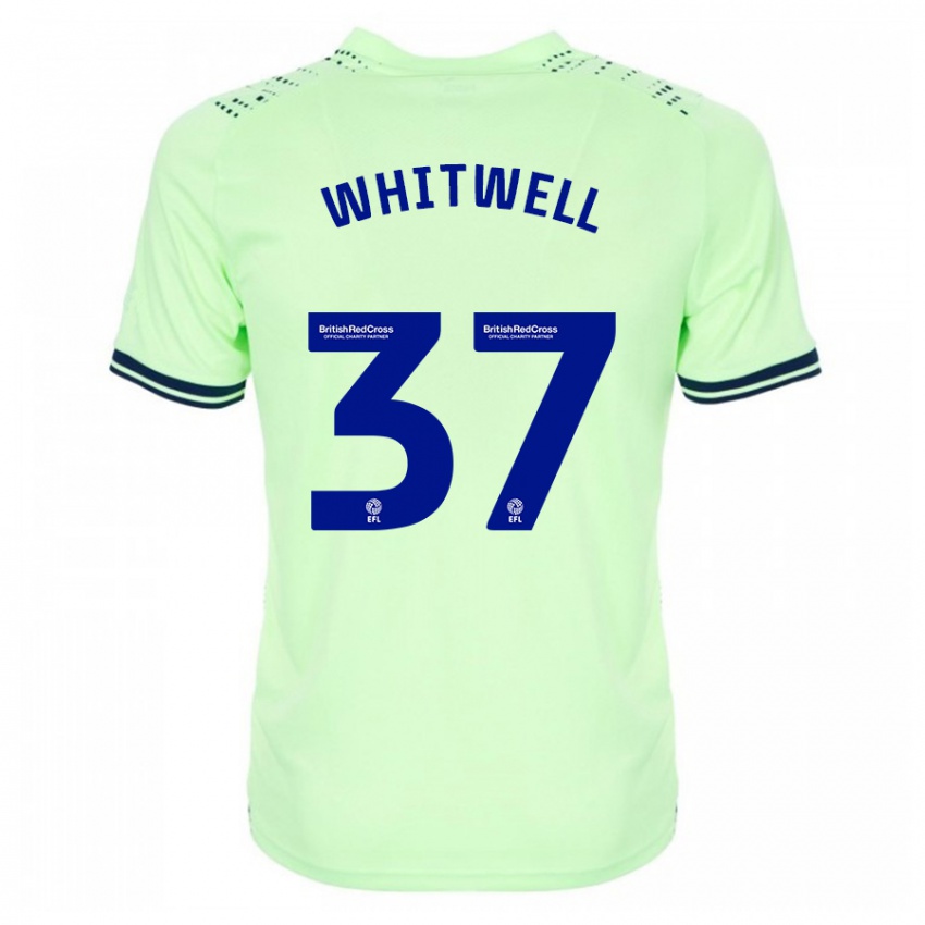 Herren Harry Whitwell #37 Marine Auswärtstrikot Trikot 2023/24 T-Shirt Belgien