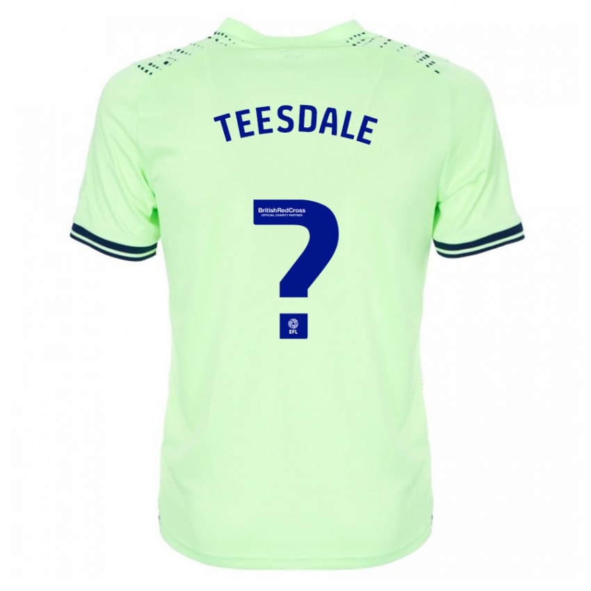 Herren Finn Teesdale #0 Marine Auswärtstrikot Trikot 2023/24 T-Shirt Belgien