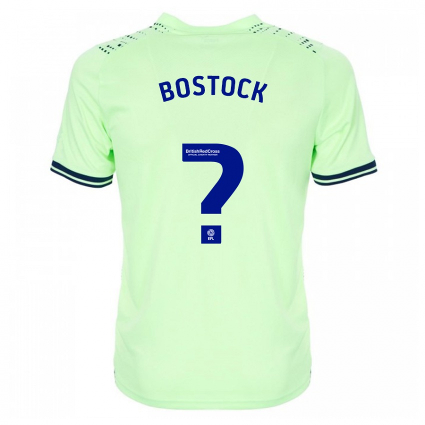 Herren Oliver Bostock #0 Marine Auswärtstrikot Trikot 2023/24 T-Shirt Belgien