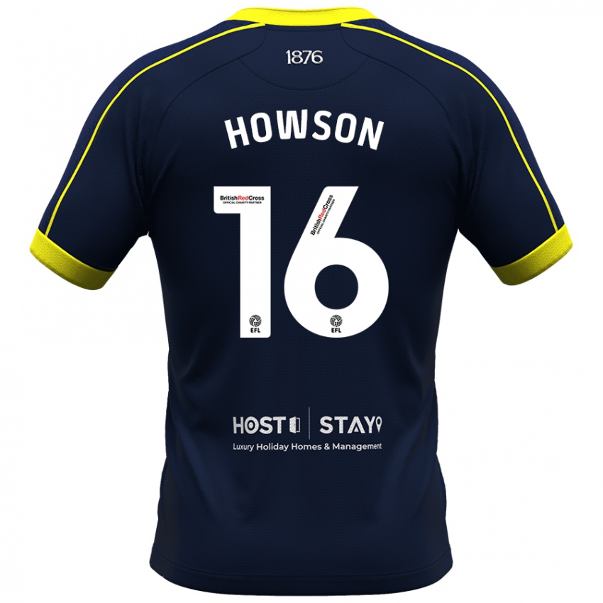 Herren Jonathan Howson #16 Marine Auswärtstrikot Trikot 2023/24 T-Shirt Belgien
