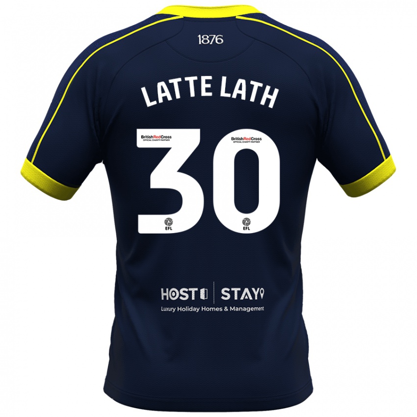 Herren Emmanuel Latte Lath #30 Marine Auswärtstrikot Trikot 2023/24 T-Shirt Belgien