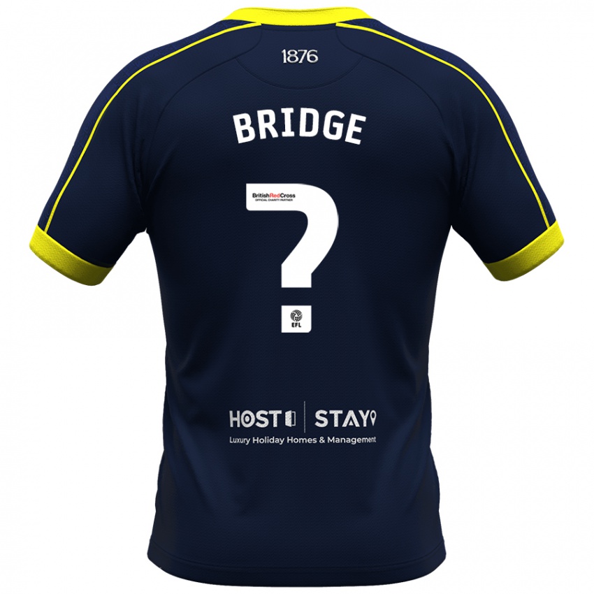 Herren Aj Bridge #0 Marine Auswärtstrikot Trikot 2023/24 T-Shirt Belgien