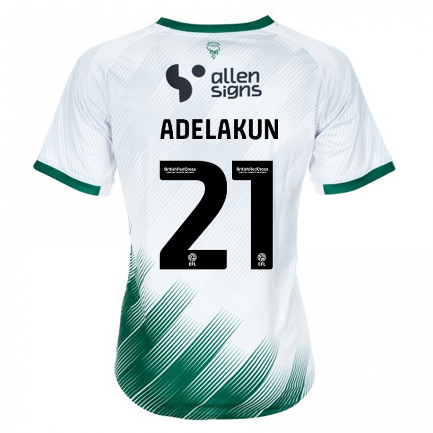 Herren Hakeeb Adelakun #21 Weiß Auswärtstrikot Trikot 2023/24 T-Shirt Belgien