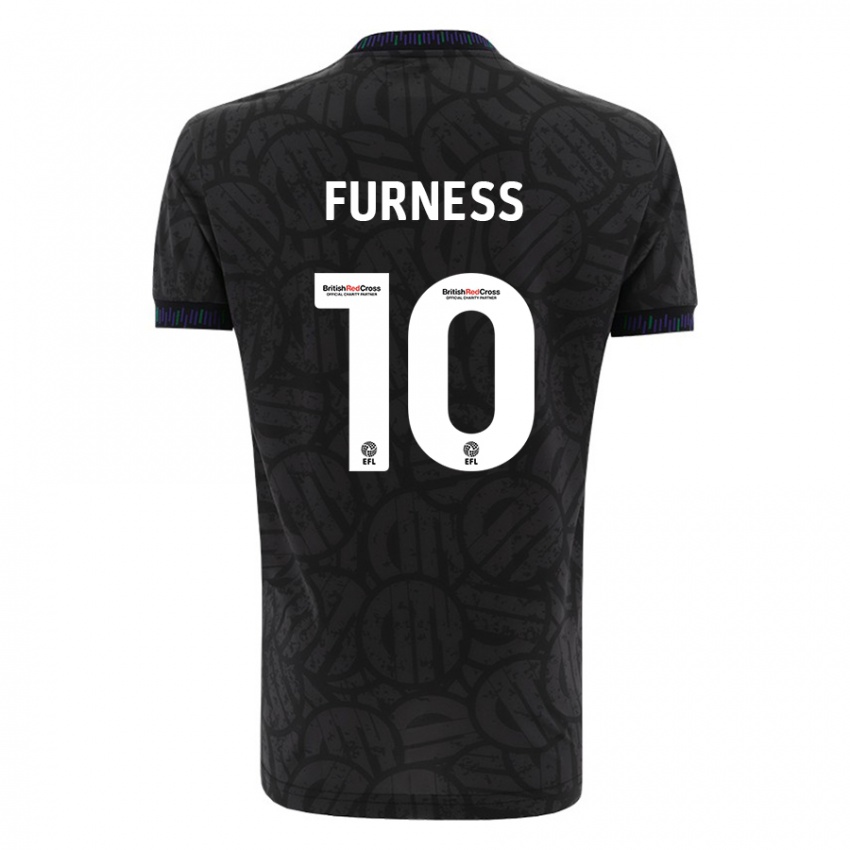 Herren Rachel Furness #10 Schwarz Auswärtstrikot Trikot 2023/24 T-Shirt Belgien