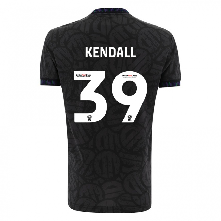 Herren Maya Kendall #39 Schwarz Auswärtstrikot Trikot 2023/24 T-Shirt Belgien