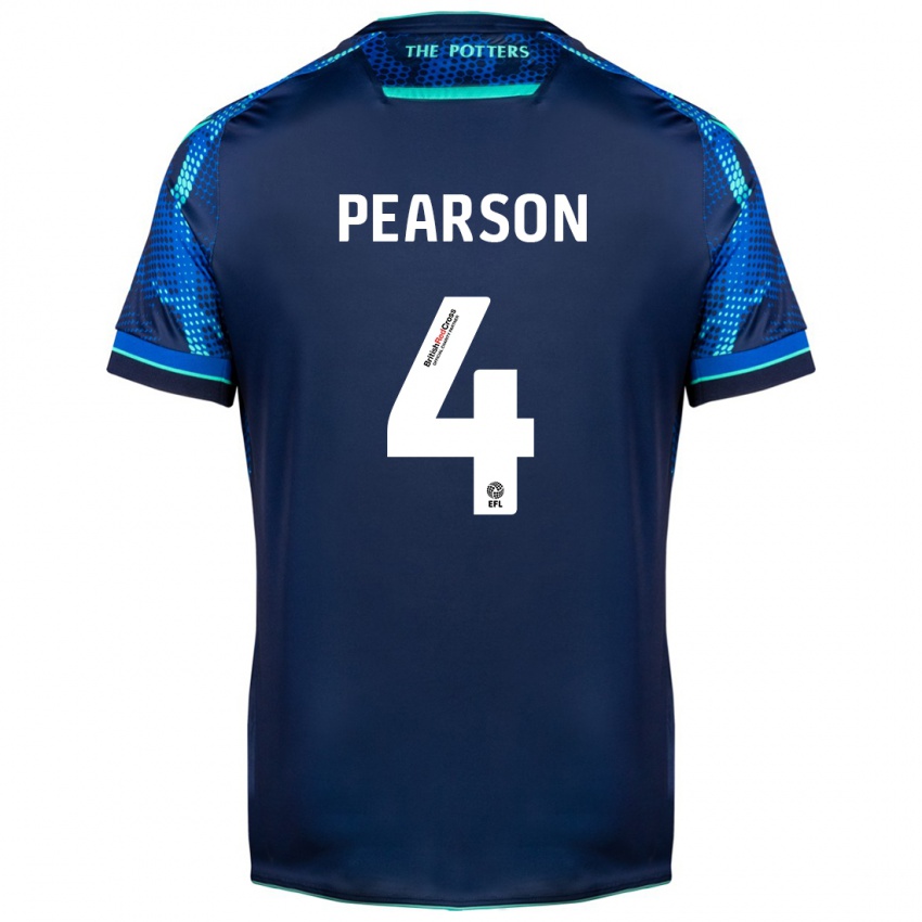Heren Ben Pearson #4 Marine Uitshirt Uittenue 2023/24 T-Shirt België