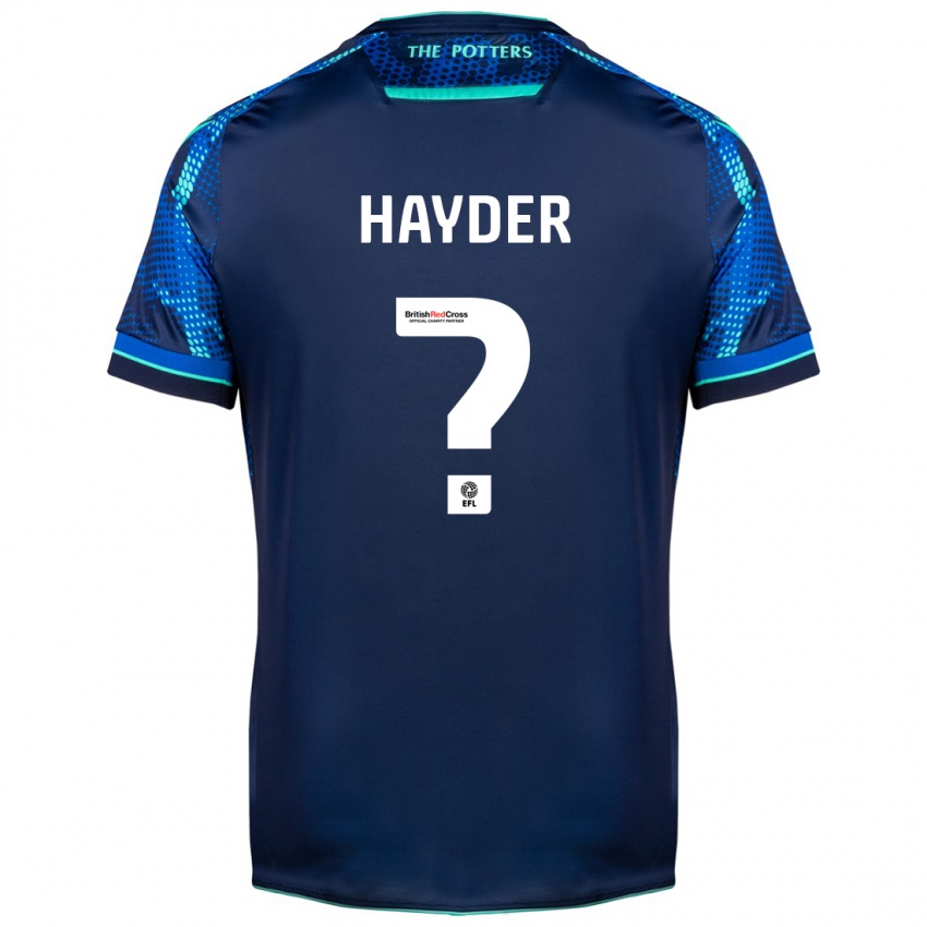 Heren Ali Hayder #0 Marine Uitshirt Uittenue 2023/24 T-Shirt België