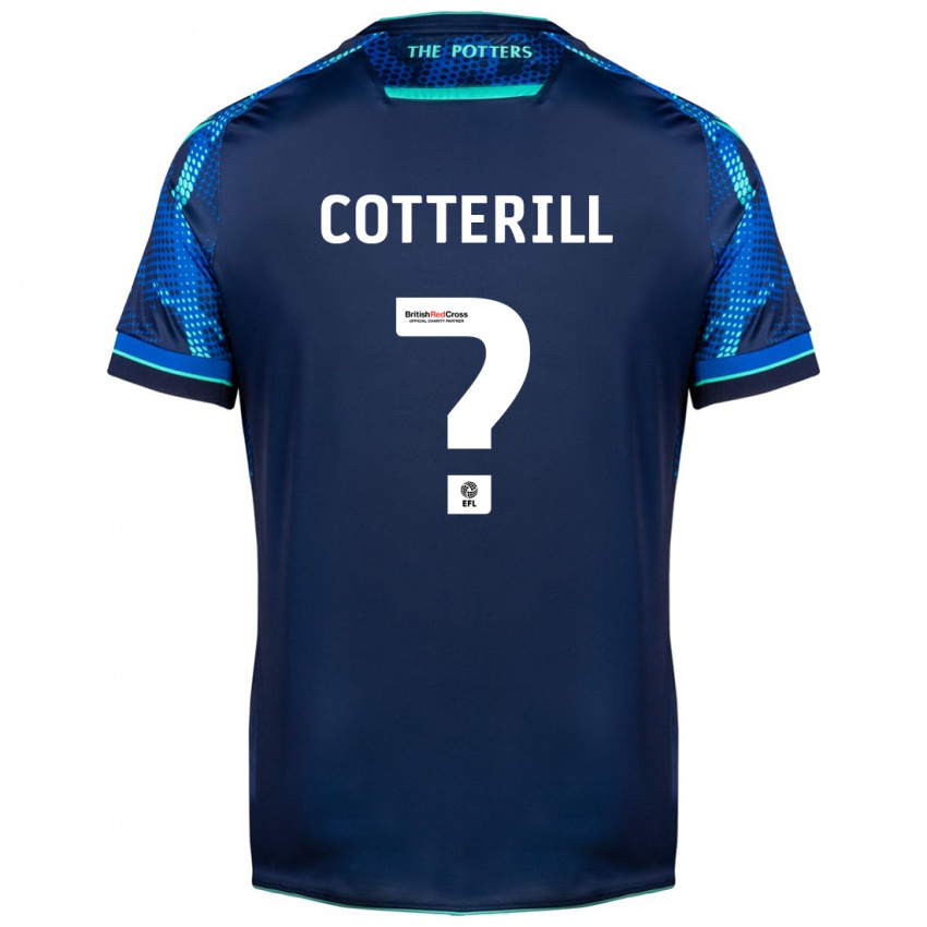 Heren Alex Cotterill #0 Marine Uitshirt Uittenue 2023/24 T-Shirt België