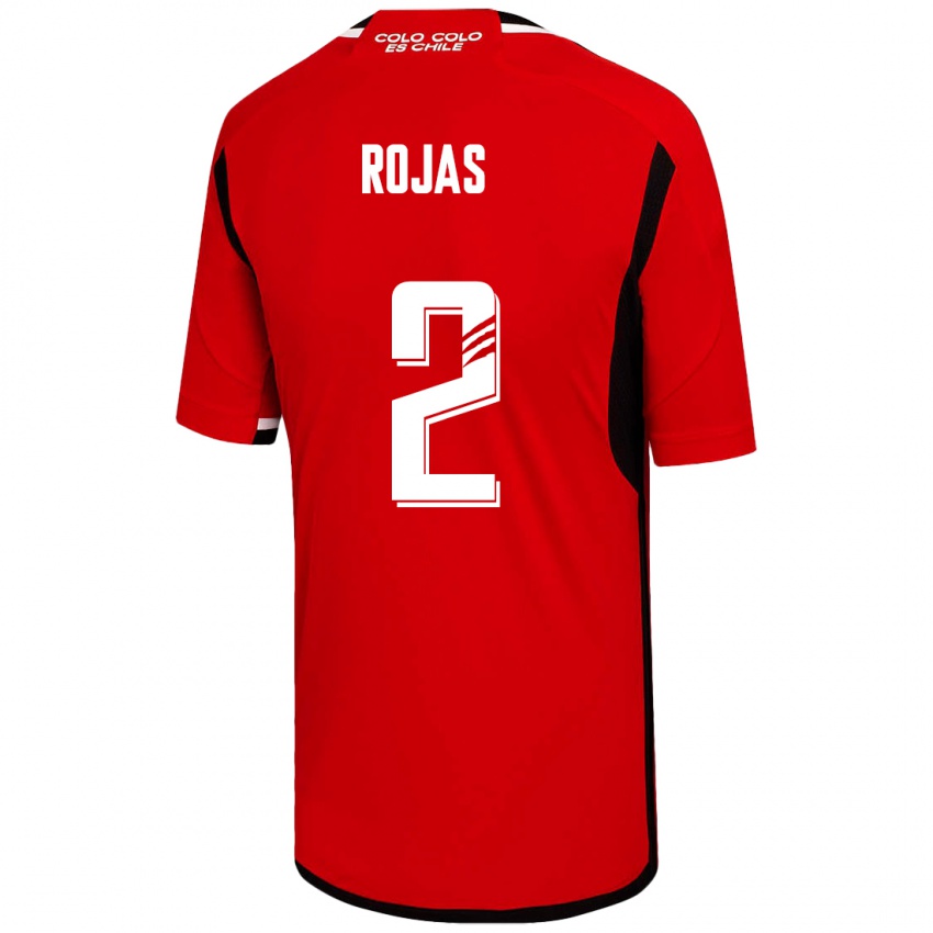 Herren Jeyson Rojas #2 Rot Auswärtstrikot Trikot 2023/24 T-Shirt Belgien