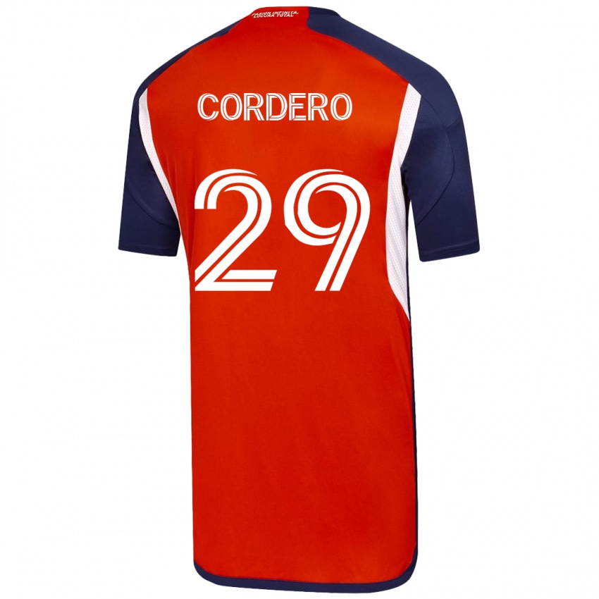 Heren Renato Cordero #29 Wit Uitshirt Uittenue 2023/24 T-Shirt België