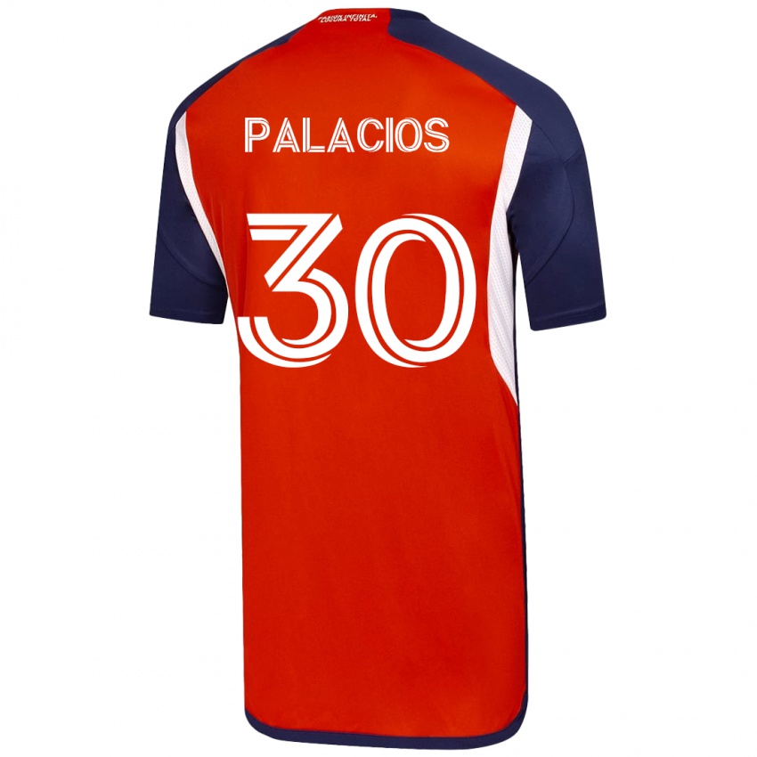 Heren Cristian Palacios #30 Wit Uitshirt Uittenue 2023/24 T-Shirt België