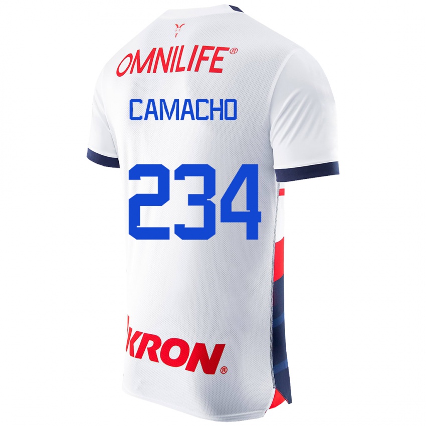 Herren Xandor Camacho #234 Weiß Auswärtstrikot Trikot 2023/24 T-Shirt Belgien