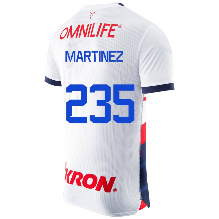 Herren Isaac Martínez #235 Weiß Auswärtstrikot Trikot 2023/24 T-Shirt Belgien
