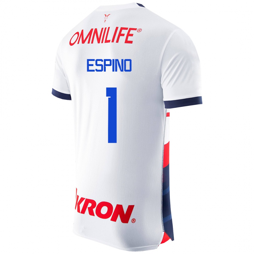 Herren Celeste Espino #1 Weiß Auswärtstrikot Trikot 2023/24 T-Shirt Belgien