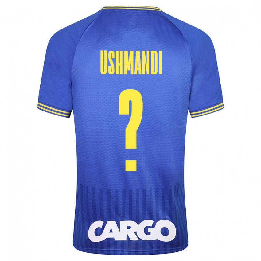 Herren Anar Ushmandi #0 Blau Auswärtstrikot Trikot 2023/24 T-Shirt Belgien