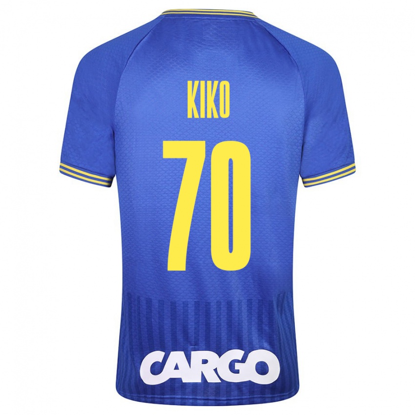 Herren Kiko Bondoso #70 Blau Auswärtstrikot Trikot 2023/24 T-Shirt Belgien