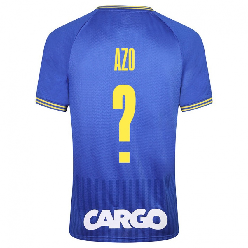 Herren Ori Azo #0 Blau Auswärtstrikot Trikot 2023/24 T-Shirt Belgien