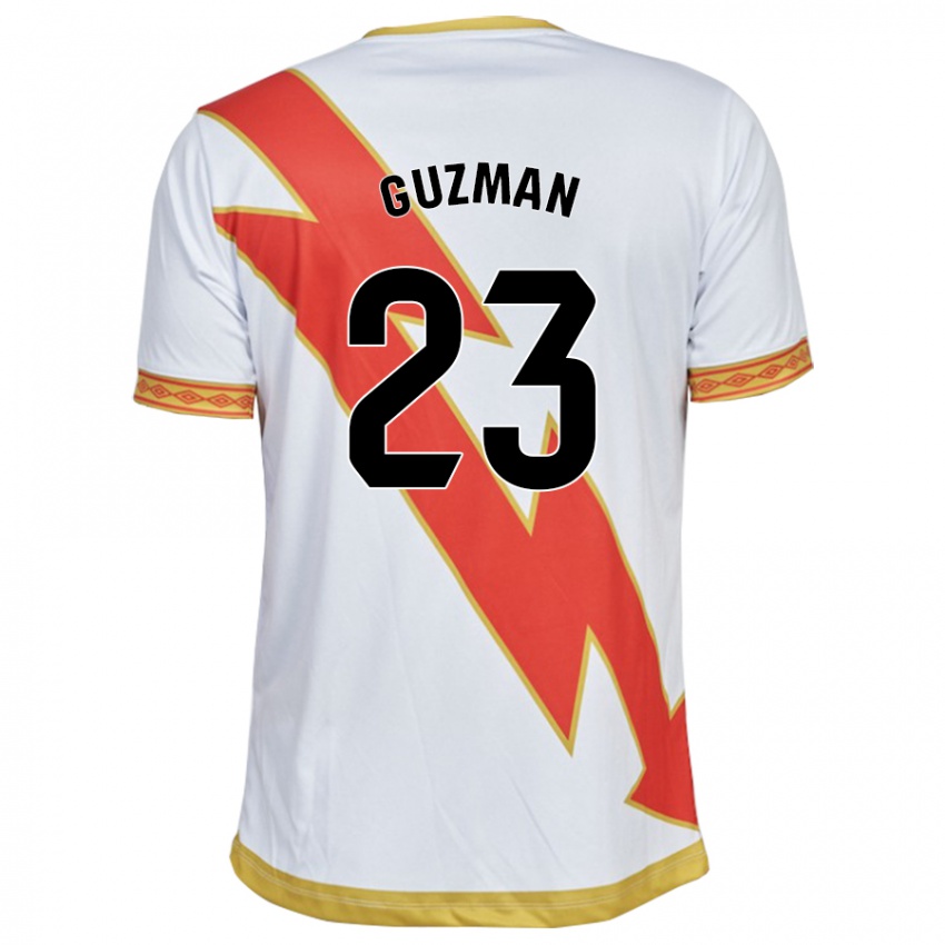 Dames Miguel Guzmán #23 Wit Thuisshirt Thuistenue 2023/24 T-Shirt België