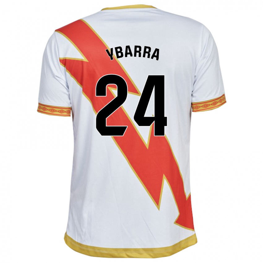 Dames Juan Ybarra #24 Wit Thuisshirt Thuistenue 2023/24 T-Shirt België