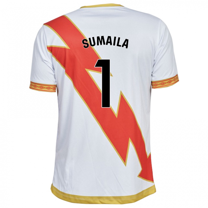 Dames Sherifatu Sumaila #1 Wit Thuisshirt Thuistenue 2023/24 T-Shirt België