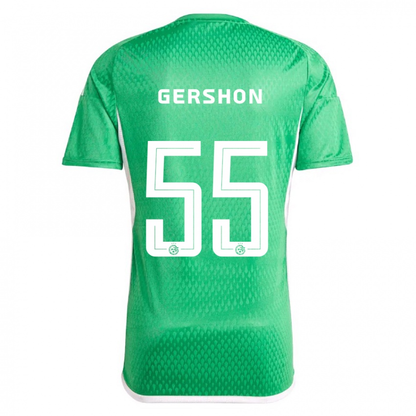 Damen Rami Gershon #55 Weiß Blau Heimtrikot Trikot 2023/24 T-Shirt Belgien