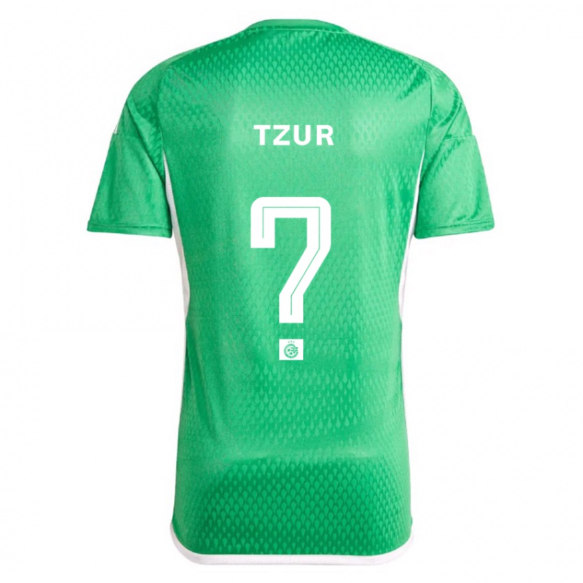 Damen Adi Tzur #0 Weiß Blau Heimtrikot Trikot 2023/24 T-Shirt Belgien