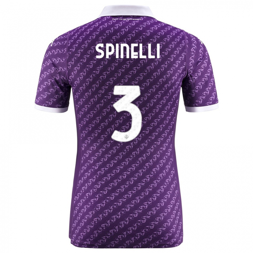 Femme Maillot Giorgia Spinelli #3 Violet Tenues Domicile 2023/24 T-Shirt Belgique