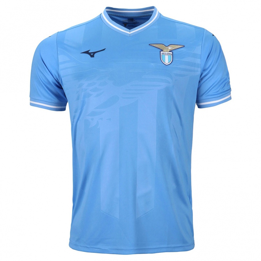 Dames Luca Pellegrini #3 Blauw Thuisshirt Thuistenue 2023/24 T-Shirt België
