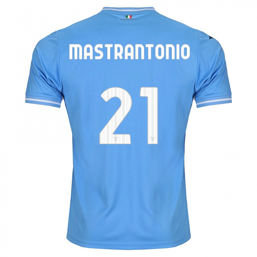 Dames Ella Mastrantonio #21 Blauw Thuisshirt Thuistenue 2023/24 T-Shirt België