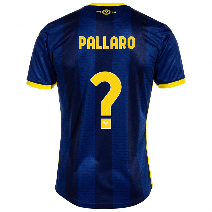 Dames Alessandro Pallaro #0 Marine Thuisshirt Thuistenue 2023/24 T-Shirt België