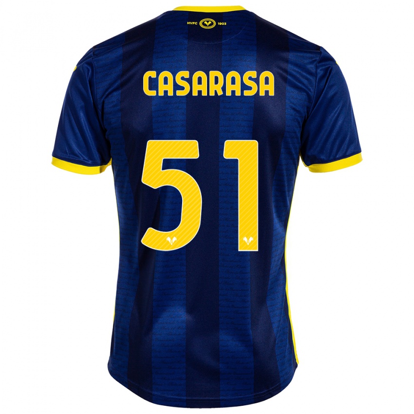 Dames Asia Casarasa #51 Marine Thuisshirt Thuistenue 2023/24 T-Shirt België