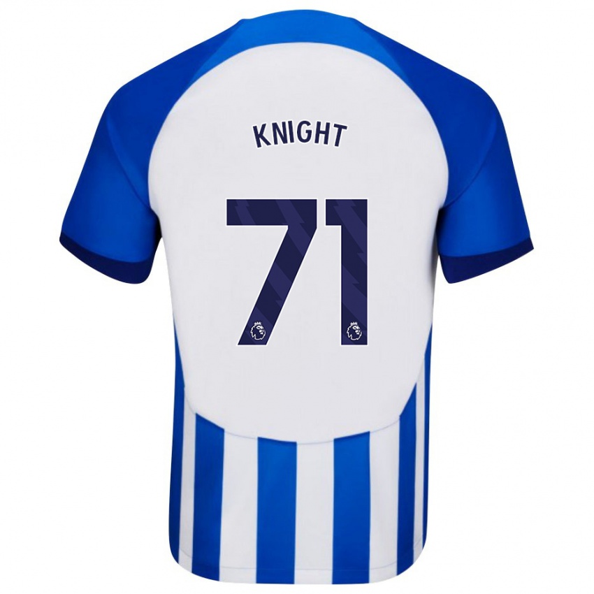 Damen Joe Knight #71 Blau Heimtrikot Trikot 2023/24 T-Shirt Belgien