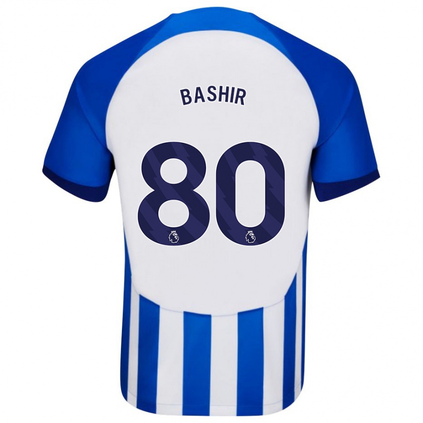 Dames Sahil Bashir #80 Blauw Thuisshirt Thuistenue 2023/24 T-Shirt België