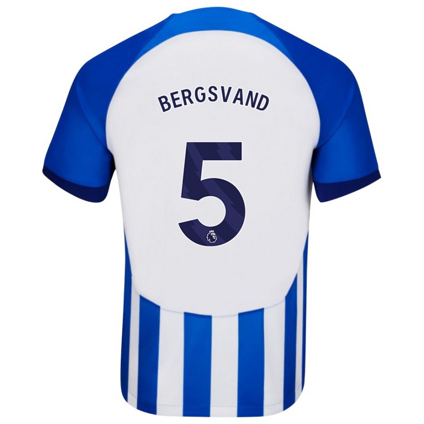 Damen Guro Bergsvand #5 Blau Heimtrikot Trikot 2023/24 T-Shirt Belgien
