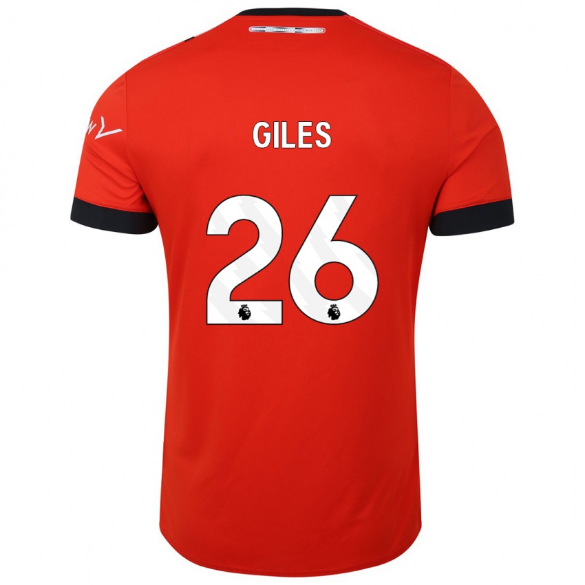 Dames Ryan Giles #26 Rood Thuisshirt Thuistenue 2023/24 T-Shirt België