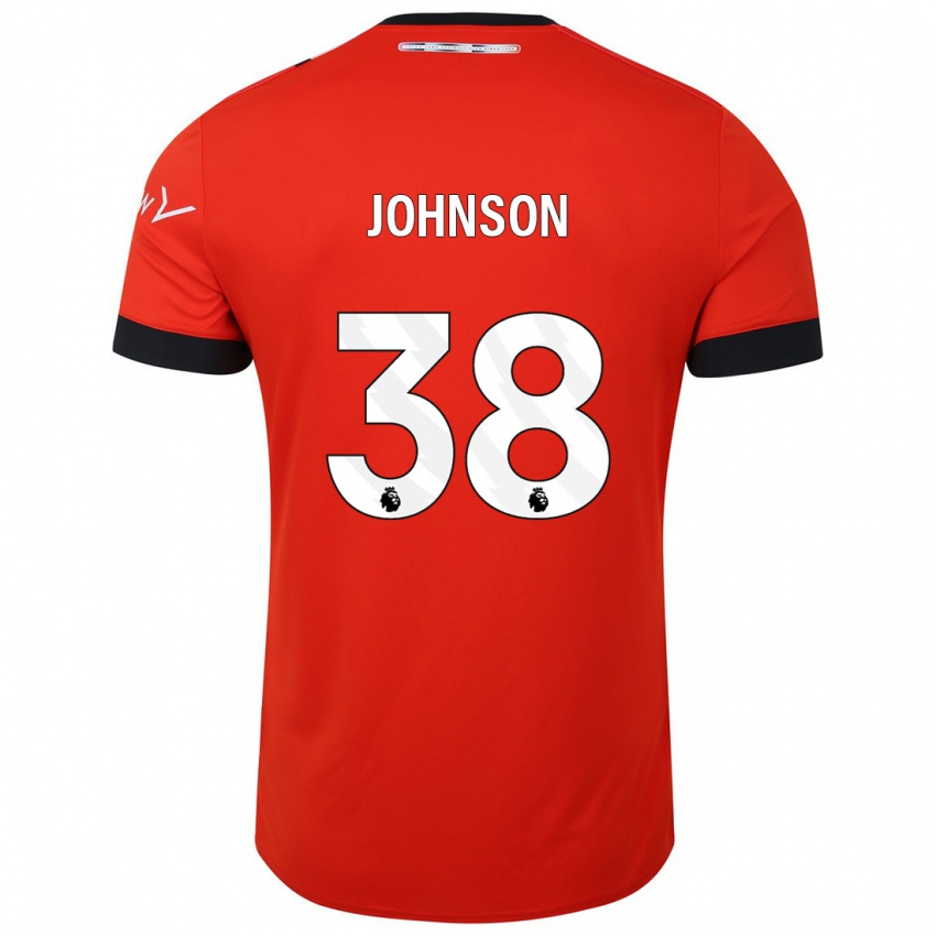 Dames Joe Johnson #38 Rood Thuisshirt Thuistenue 2023/24 T-Shirt België