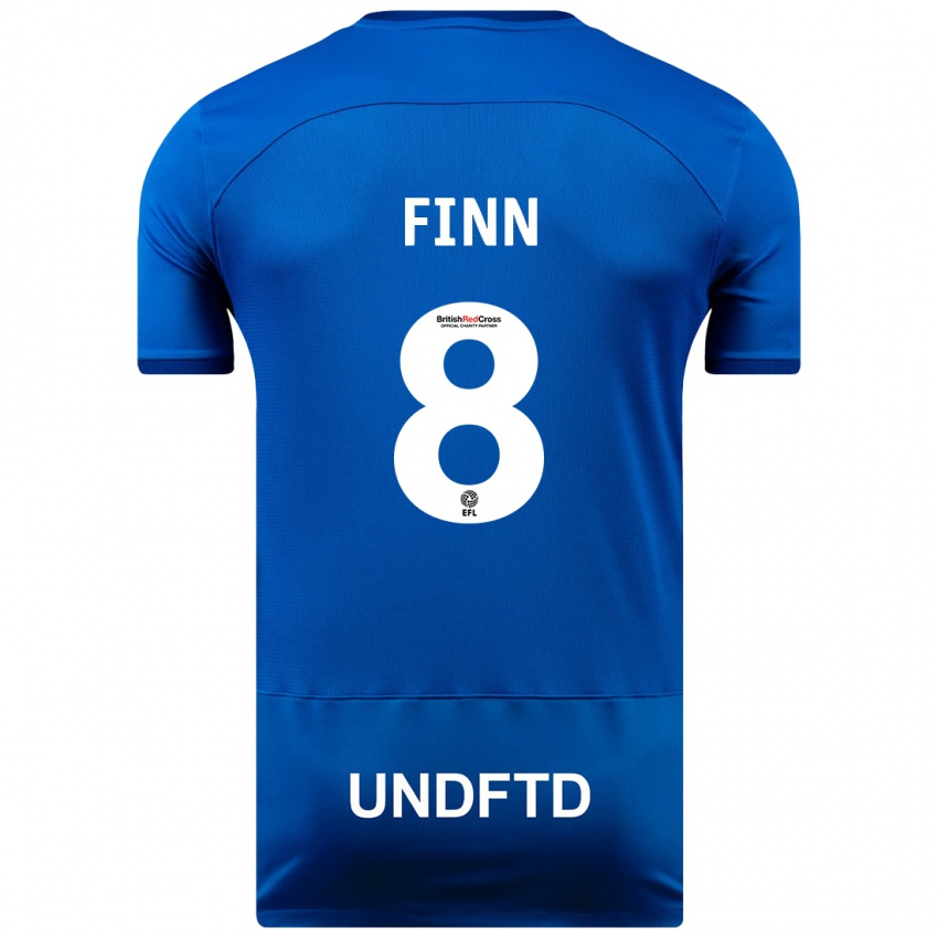 Damen Jamie Finn #8 Blau Heimtrikot Trikot 2023/24 T-Shirt Belgien