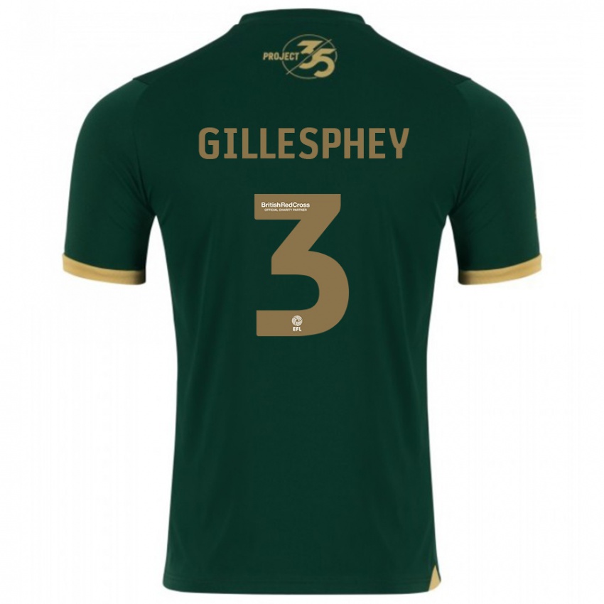 Damen Macaulay Gillesphey #3 Grün Heimtrikot Trikot 2023/24 T-Shirt Belgien